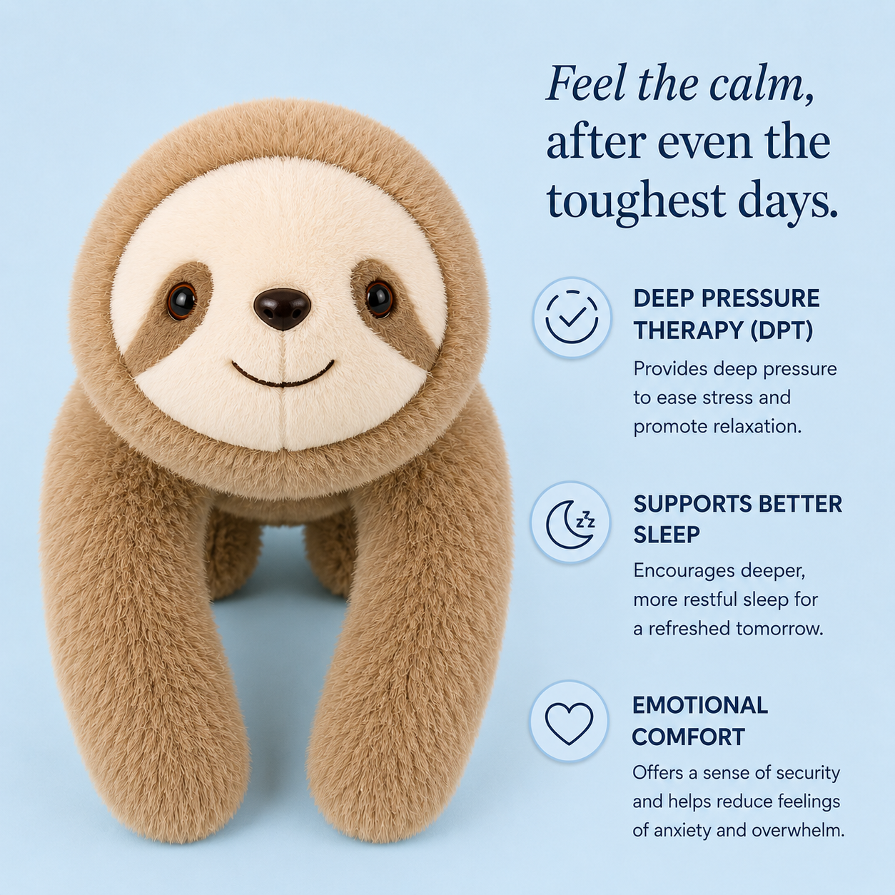 Snugly™ Sensory Comfort Weighted Plush