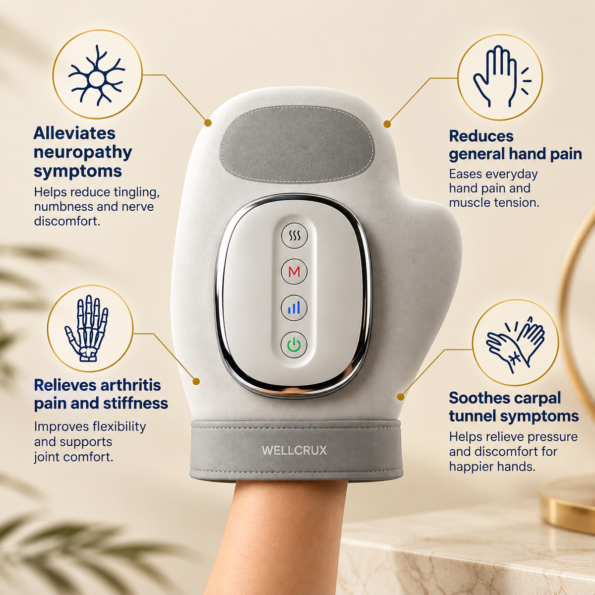 Relief™ Hand Therapy Massager