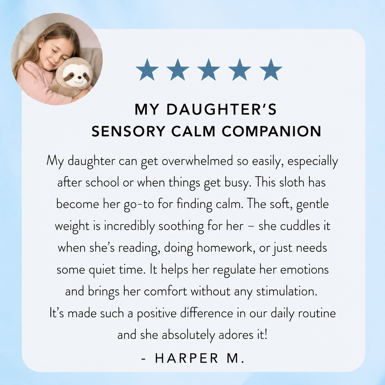 Snugly™ Sensory Comfort Weighted Plush